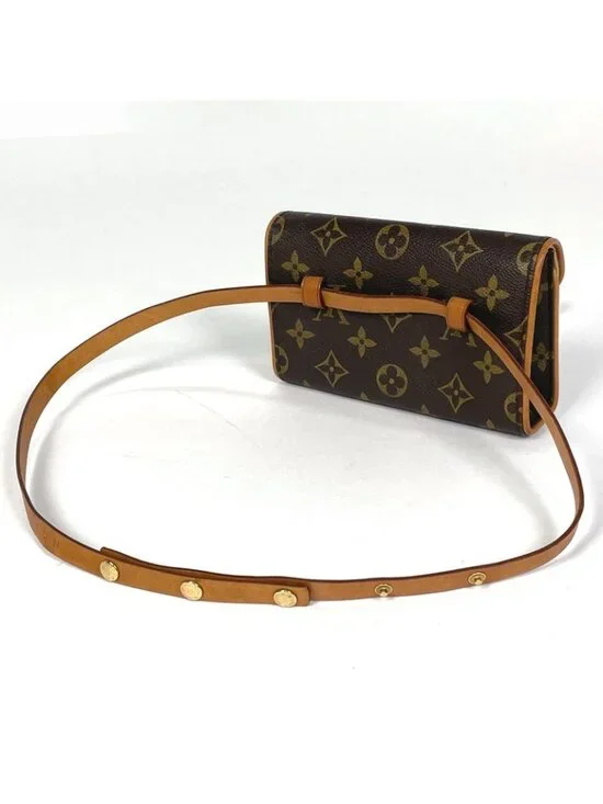 Louis Vuitton Pochette Florentine Waist Bag Pouch Body Monogram Brown - Picture 2 of 6